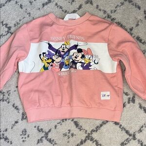 Disney Kids Pink Disney Friends Sweatshirt